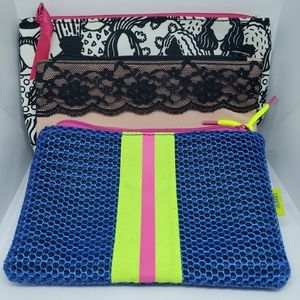 Lot of 3 Ipsy makeup bags